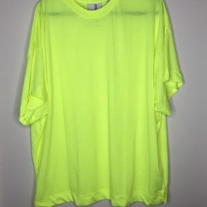 Neon yellow ASOS T-shirt